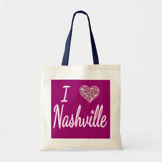 I Liebe Nashville Tragetasche (Vorne)