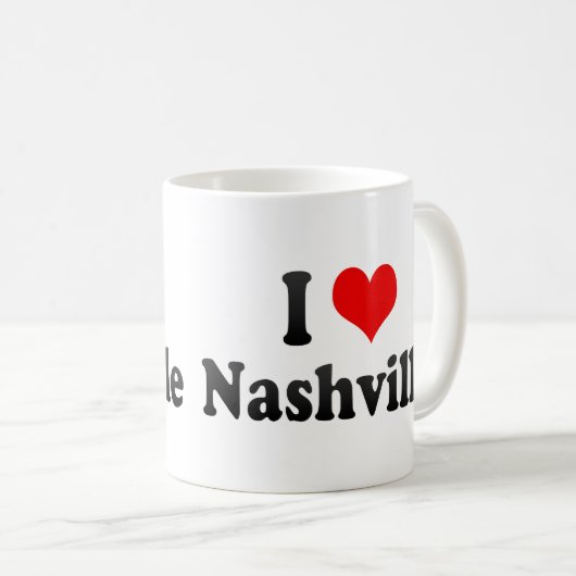 I Liebe Nashville, Vereinigte Staaten Kaffeetasse (VorderseiteRechts)