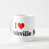 I Liebe Nashville, Vereinigte Staaten Kaffeetasse (Vorderseite Links)