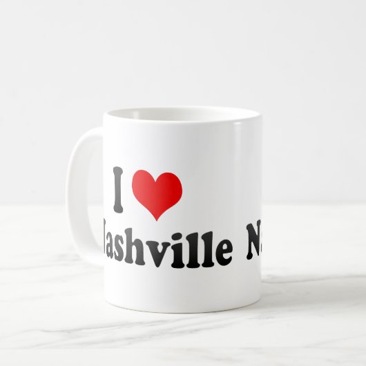 I Liebe Nashville, Vereinigte Staaten Kaffeetasse (Vorderseite Links)