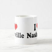 I Liebe Nashville, Vereinigte Staaten Kaffeetasse (Mittel)