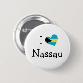 I Liebe Nassau Button (Vorne & Hinten)