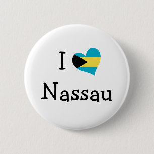 I Liebe Nassau Button