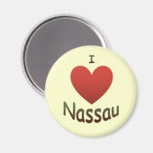 I Liebe Nassau Magnet (Vorderseite/Rückseite)