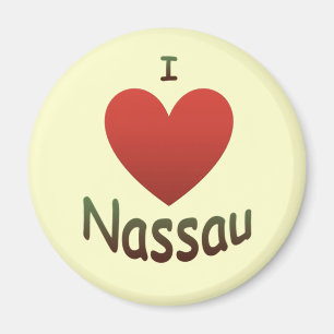I Liebe Nassau Magnet