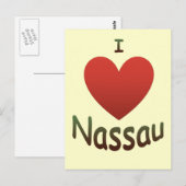 I Liebe Nassau Postkarte (Vorne/Hinten)