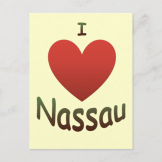 I Liebe Nassau Postkarte