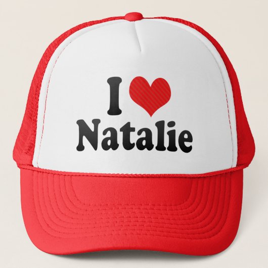 I Liebe Natalie Truckerkappe (Vorderseite)