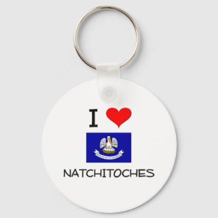 I Liebe NATCHITOCHES Louisiana Schlüsselanhänger