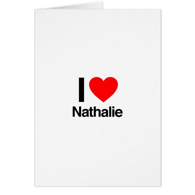 i Liebe nathalie (Vorne)