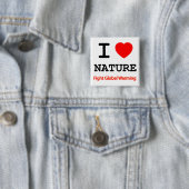 I Liebe Natur Button (Beispiel)