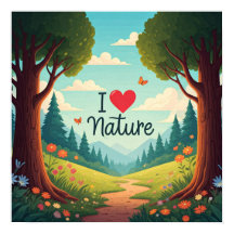 I Liebe Natur