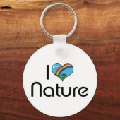 I Liebe Natur Schlüsselanhänger (Vorderseite)