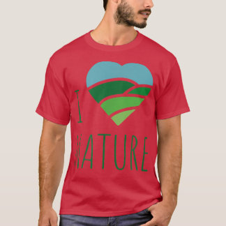 I Liebe Nature T Niedlich Nature Lover Gift T-Shirt