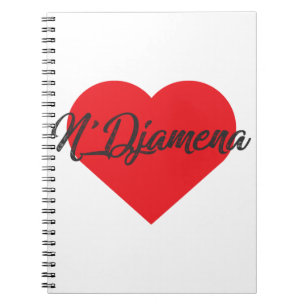 I Liebe N'Djamena - Tschad Notizblock