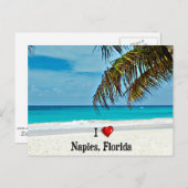I Liebe Neapel, Florida Postkarte (Vorne/Hinten)