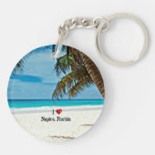 I Liebe Neapel, Florida Schlüsselanhänger (Rückseite)