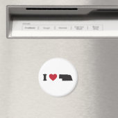 I Liebe Nebraska Magnet (In Situ (Geschirrspüler))