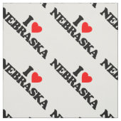 I LIEBE NEBRASKA STOFF (Muster)