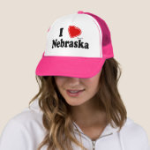I Liebe Nebraska Truckerkappe (Beispiel)