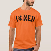 I Liebe NEDERLANDS T-Shirt (Vorderseite)