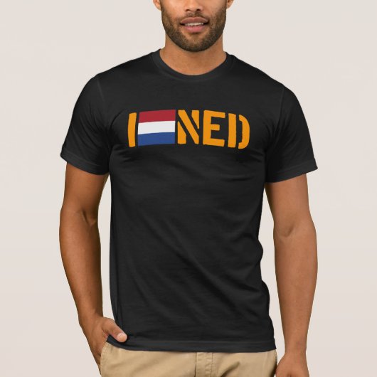 I Liebe NEDERLANDS T-Shirt (Vorderseite)