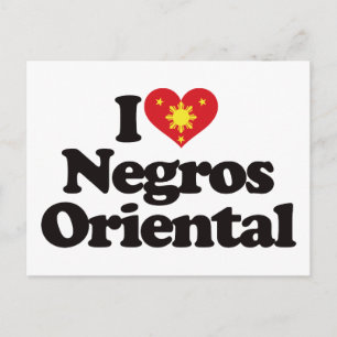 I Liebe Negros Oriental Postkarte