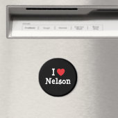 I Liebe Nelson Herz Brauch personalisiert Magnet (In Situ (Geschirrspüler))