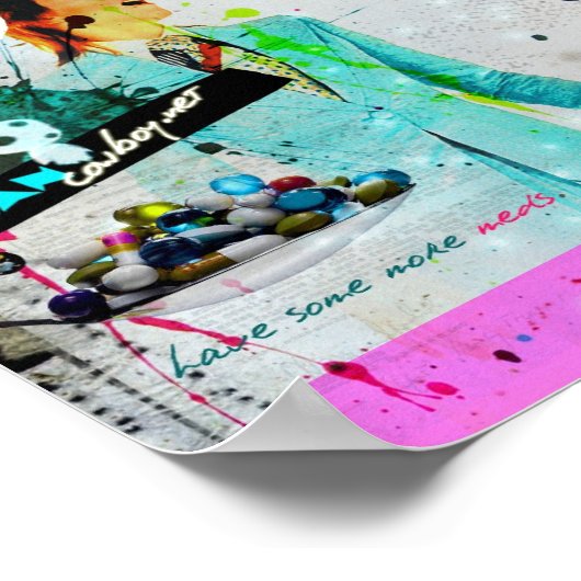 i LIEBE NEON Poster (Ecke)