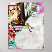 i LIEBE NEON Poster (Vorne)