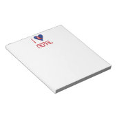 I Liebe Nepal Notizblock (angewinkelt)