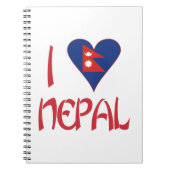 I Liebe Nepal Notizblock (Vorderseite)