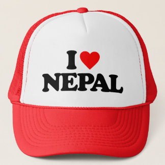I LIEBE NEPAL TRUCKERKAPPE