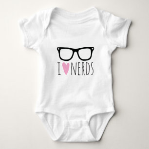 I LIEBE NERD BABY STRAMPLER