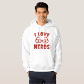 I LIEBE NERD HOODIE (Vorne ganz)