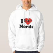 I LIEBE NERD HOODIE (Vorderseite)