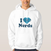 I LIEBE NERD HOODIE (Vorderseite)