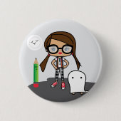 I Liebe-Nerd-Knopf Button (Vorderseite)