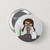 I Liebe-Nerd-Knopf Button (Vorne & Hinten)