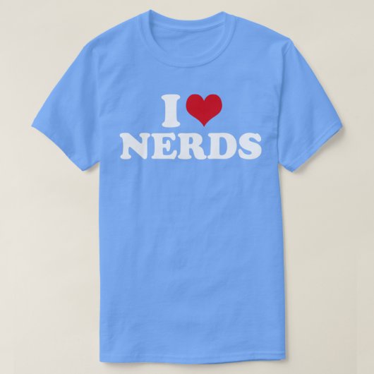I Liebe Nerd Nerd1 T-Shirt (Design vorne)