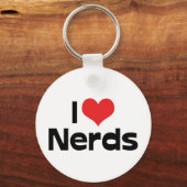 I LIEBE NERD SCHLÜSSELANHÄNGER (Vorderseite)