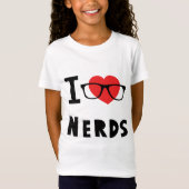I LIEBE NERD T-Shirt (Vorderseite)