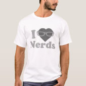 I LIEBE NERD T-Shirt (Vorderseite)