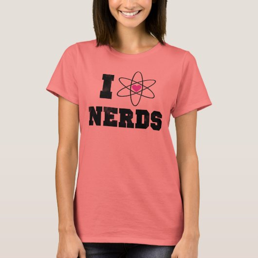 I LIEBE NERD T-Shirt (Vorderseite)