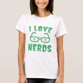 I LIEBE NERD T-Shirt (Vorderseite)
