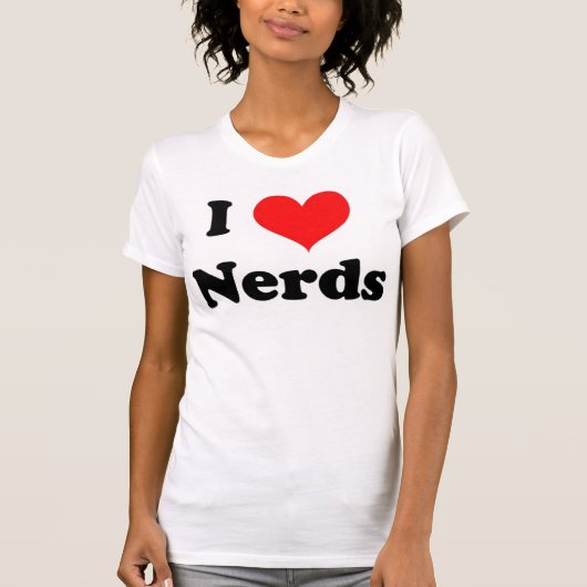 I Liebe-Nerd-T-Shirt T-Shirt (Vorderseite)