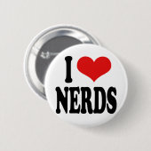 I Liebe-Nerds Button (Vorne & Hinten)