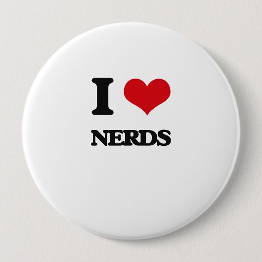 I Liebe-Nerds Button (Vorderseite)