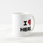 I Liebe Nerds Kaffeezubereitung Tasse (VorderseiteRechts)