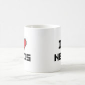 I Liebe Nerds Kaffeezubereitung Tasse (Mittel)
